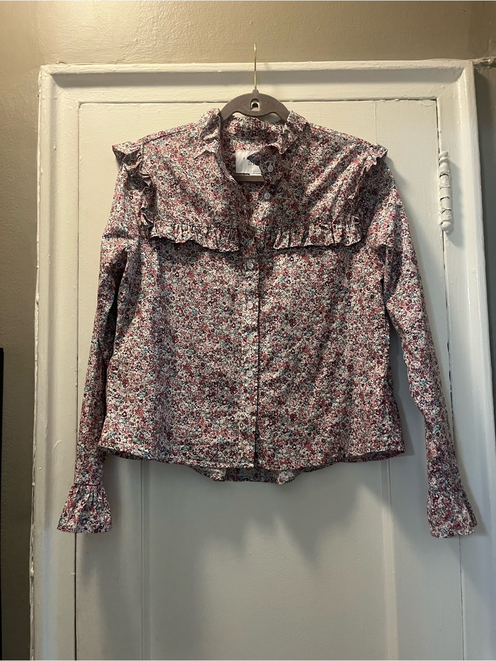 THE SHIRT Rochelle Behrens Cotton Blouse